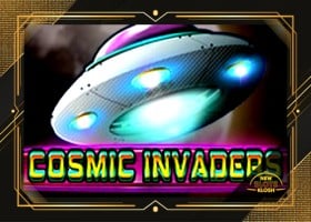Cosmic Invaders Slot Logo