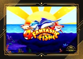 4 Fantastic Fish Slot Logo