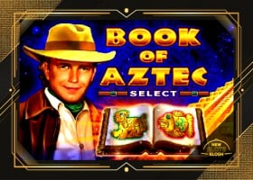 Book of Aztec Select Slot Logo