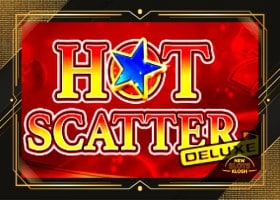 Hot Scatter Deluxe Slot Logo