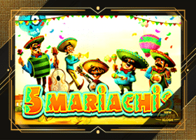 5 Mariachis Slot Logo