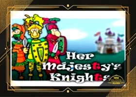 Her Majesty’s Knights Slot Logo