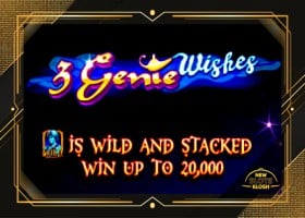 3 Genie Wishes Slot Logo