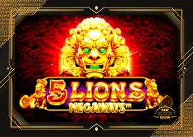 5 Lions Megaways Slot Logo