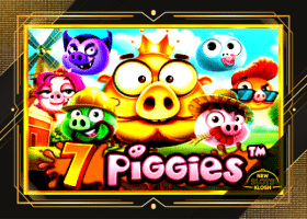 7 Piggies Slot Logo
