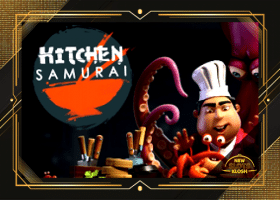 Kitchen Samurai Slot Logo